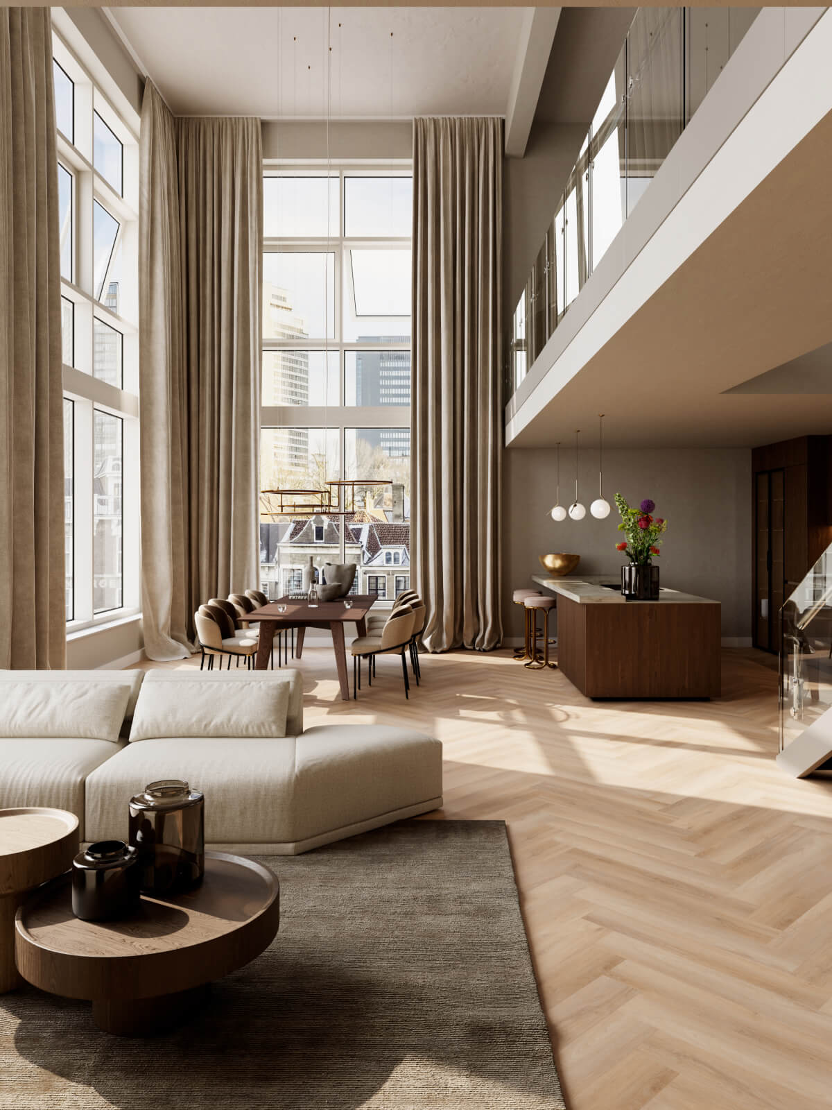 ROOM5 Royal Champagne Planks visgraat